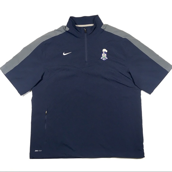 nike short sleeve baseball jacket